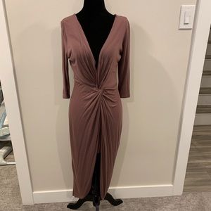 Haute Monde Mauve Body-con Dress M